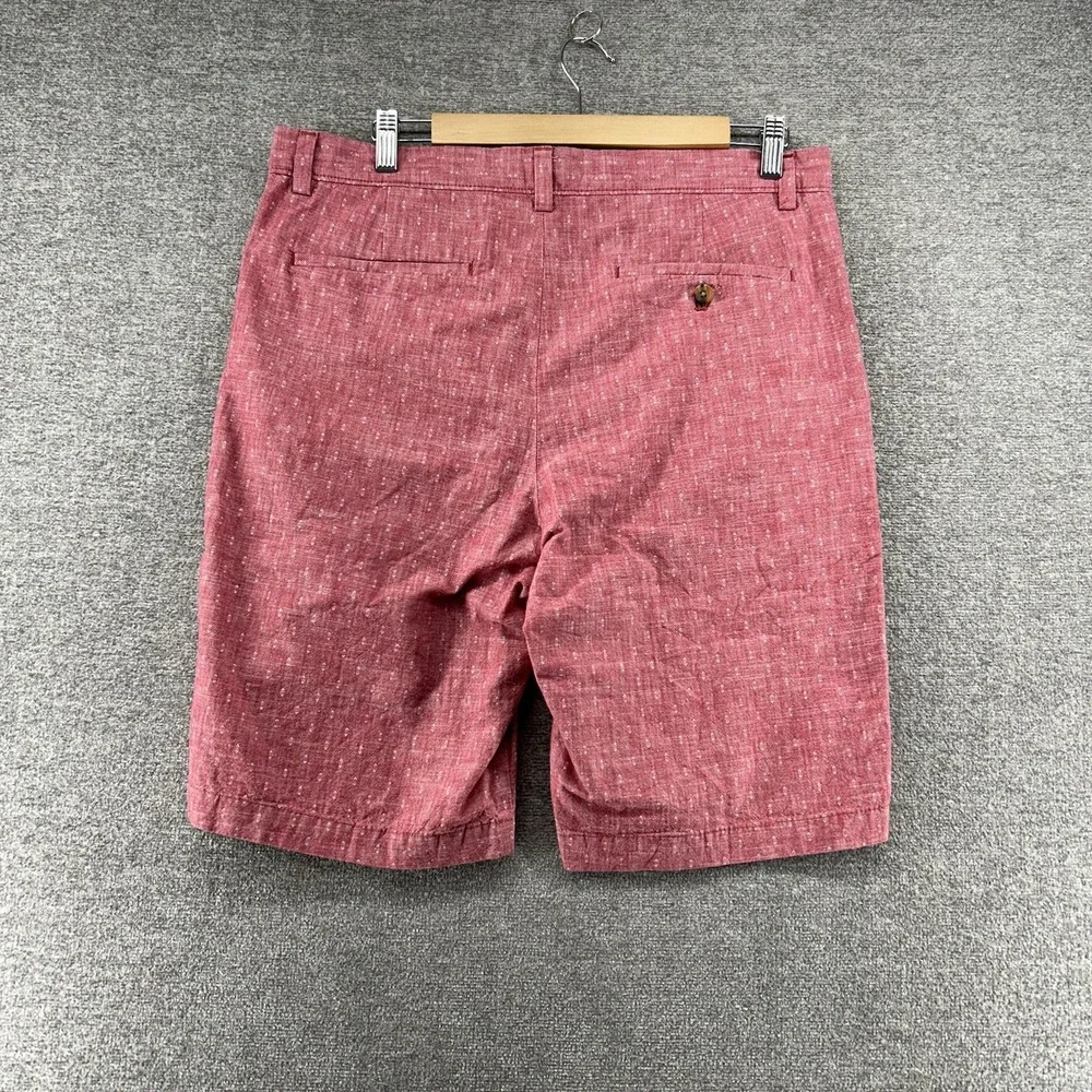 Banana Republic Emerson‎ Shorts Men Size 33 Red 100% Cotton Summer Beach